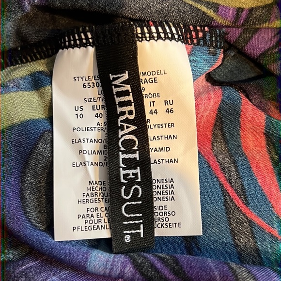 NWOT Miraclesuit Mystical Palms Mirage Top - Picture 11 of 13